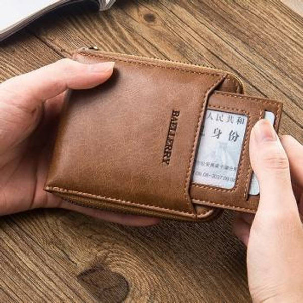 Soft Wallet With Removable Card Slots Multifunction Zipper wallets