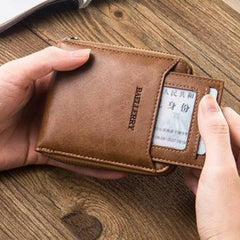 Soft Wallet With Removable Card Slots Multifunction Zipper wallets