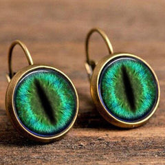 Life Mandala Flower Vintage Bronze Earrings Leopard Patten Retro Ear Hook Party Jewelry Valentine Gift For Women Girls 32 Styles