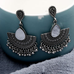 Crazy Feng Antique Gold Color Statement Earrings for Women Bell Long Pendant Jhumka Indian Gyspy Earring Mujer Accessories