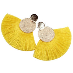 Women Girls  Drop Tassel Earrings Bohemian Dangle Earrings
