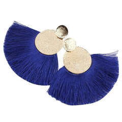 Women Girls  Drop Tassel Earrings Bohemian Dangle Earrings