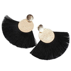 Women Girls  Drop Tassel Earrings Bohemian Dangle Earrings