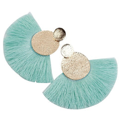 Women Girls  Drop Tassel Earrings Bohemian Dangle Earrings